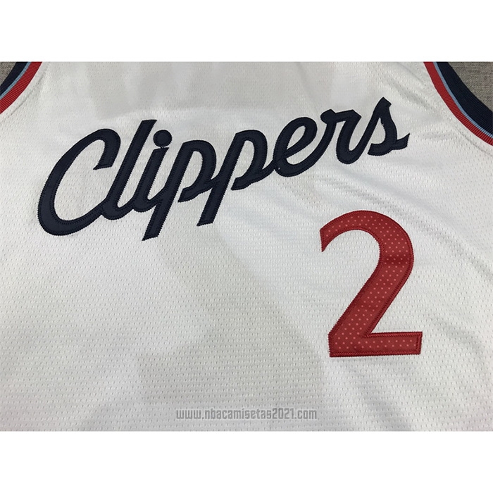 Camiseta Los Angeles Clippers Kawhi Leonard #2 Association 2024-25 Blanco